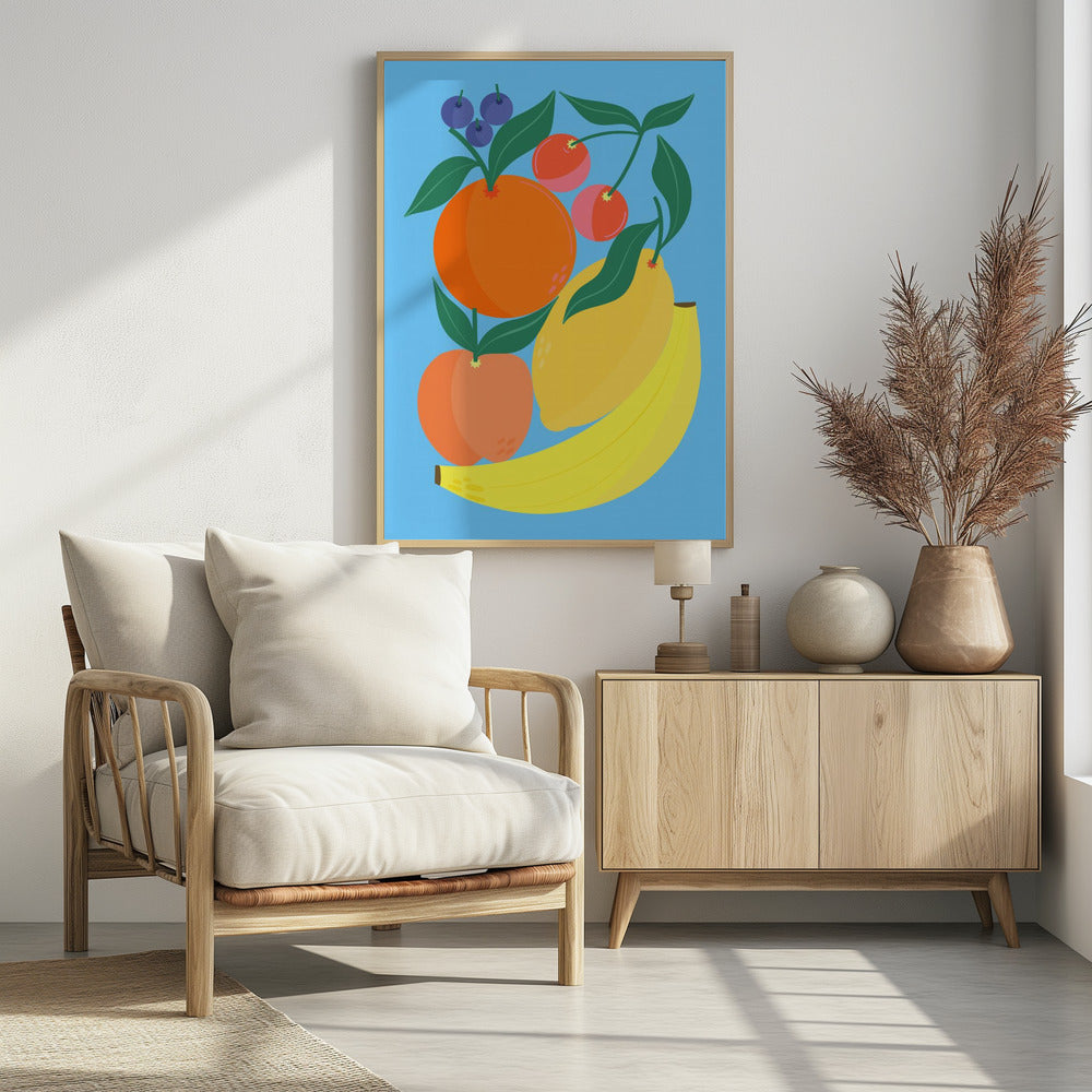 Stacked Fruits | Poster