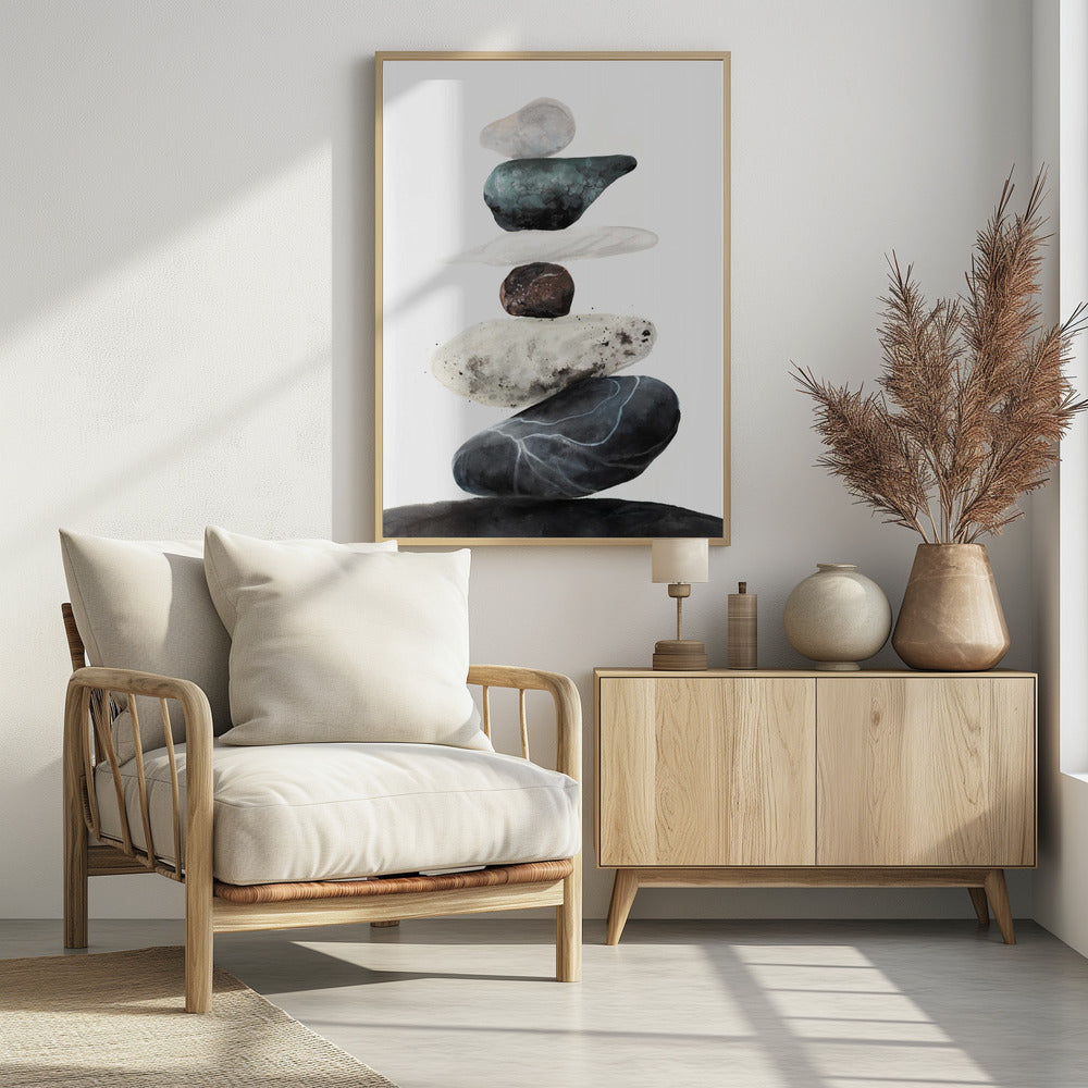 Stones from the beach | Poster