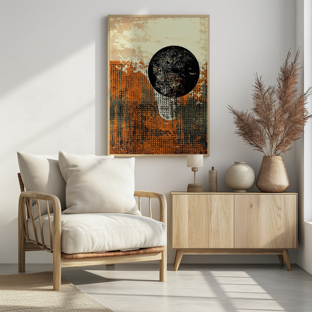 Eclipse Over Texture | Poster