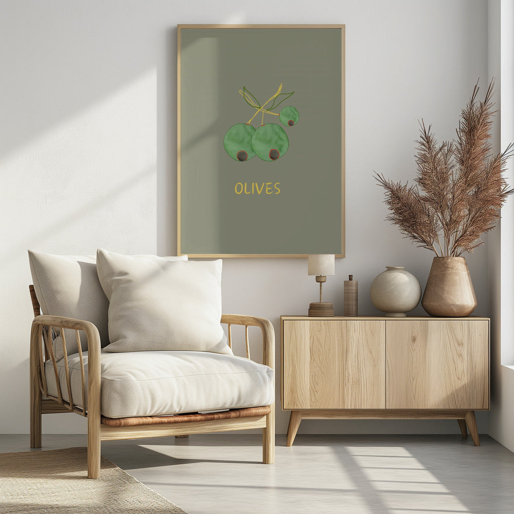 Olives in Green | Poster