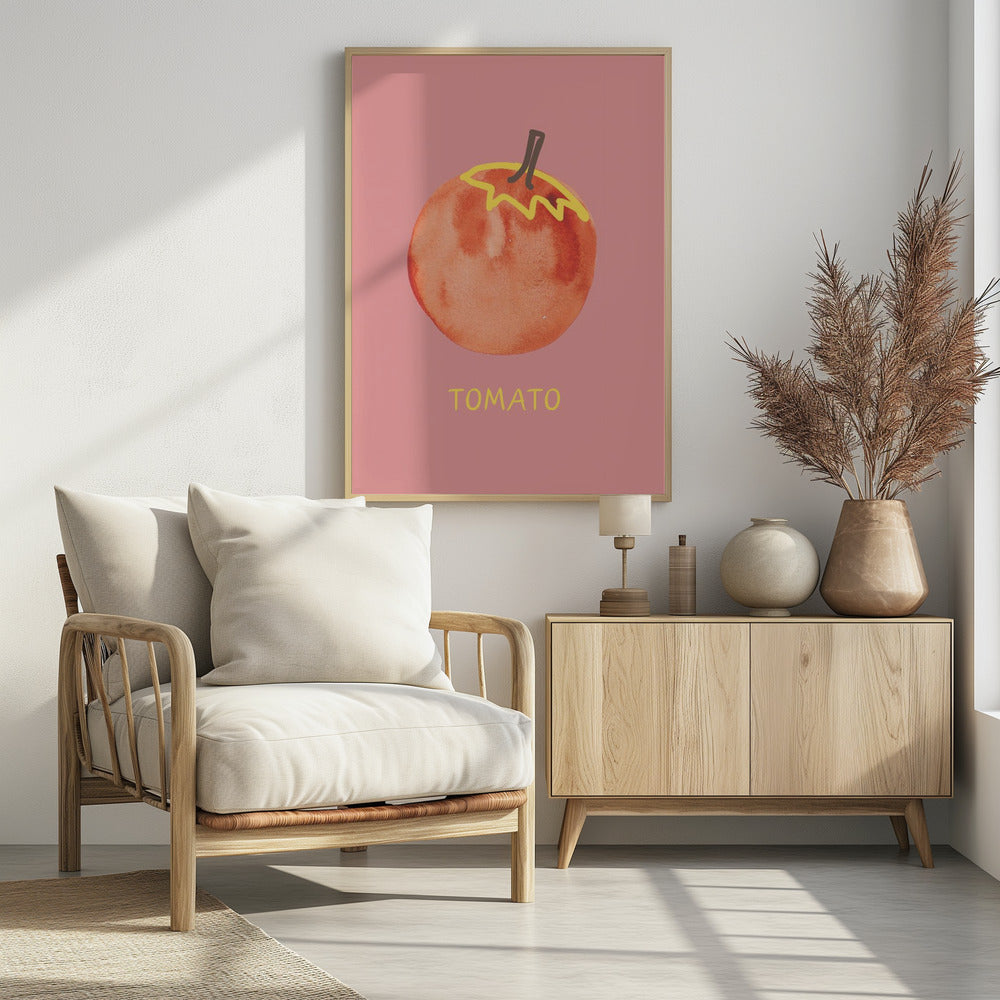 Tomato in Pink | Poster
