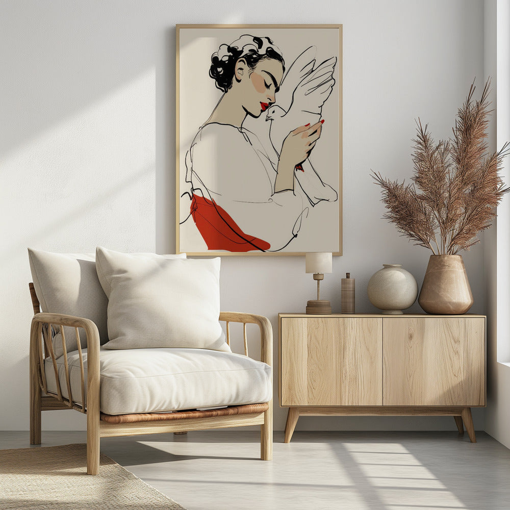 Dove Embrace | Poster