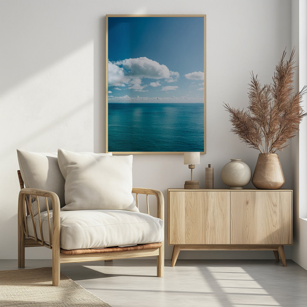 Amalfi Coast Ocean View V | Poster