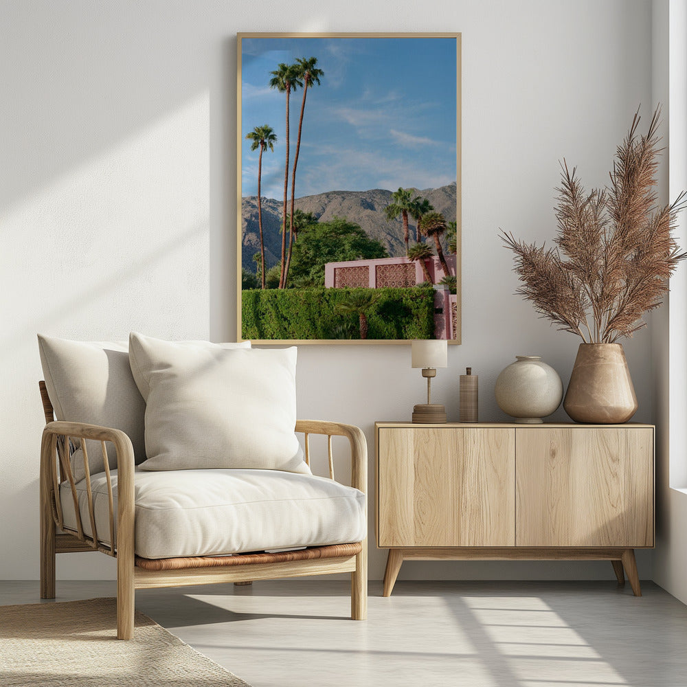 Palm Springs Pink House | Poster
