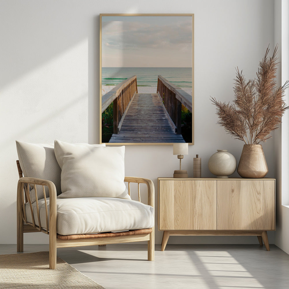 Pastel Ocean Sunset VIII | Poster