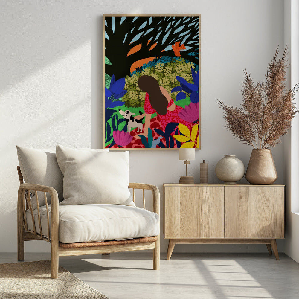 Quality time in Park | Poster