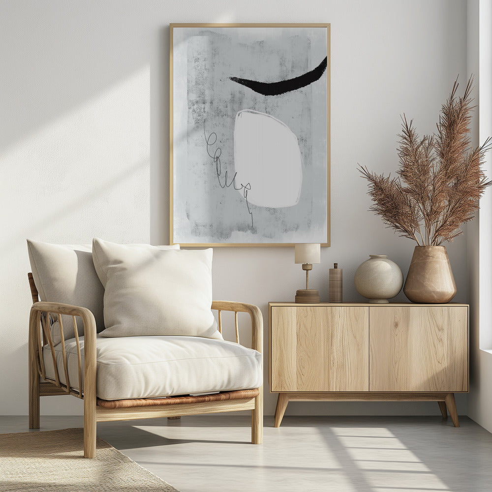Minimalist Design With Gray Tones | Poster