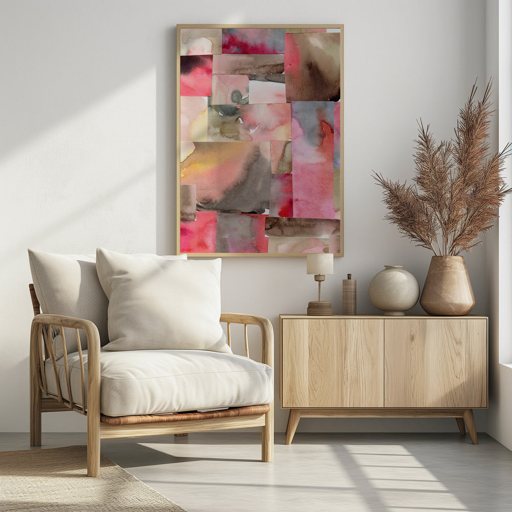 Watercolor abstract composition 6 | Poster