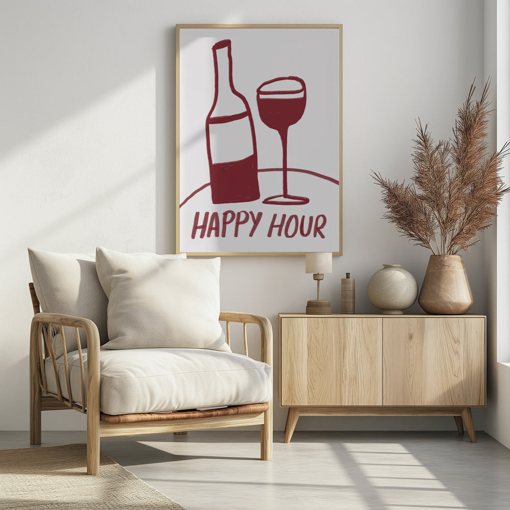 Wine Time Delight | Poster