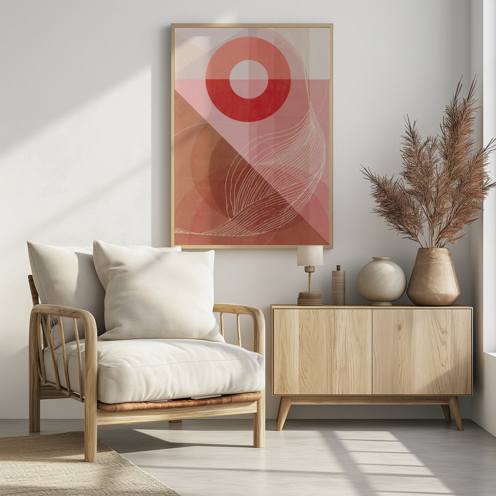 Abstract Above the mountain | Poster