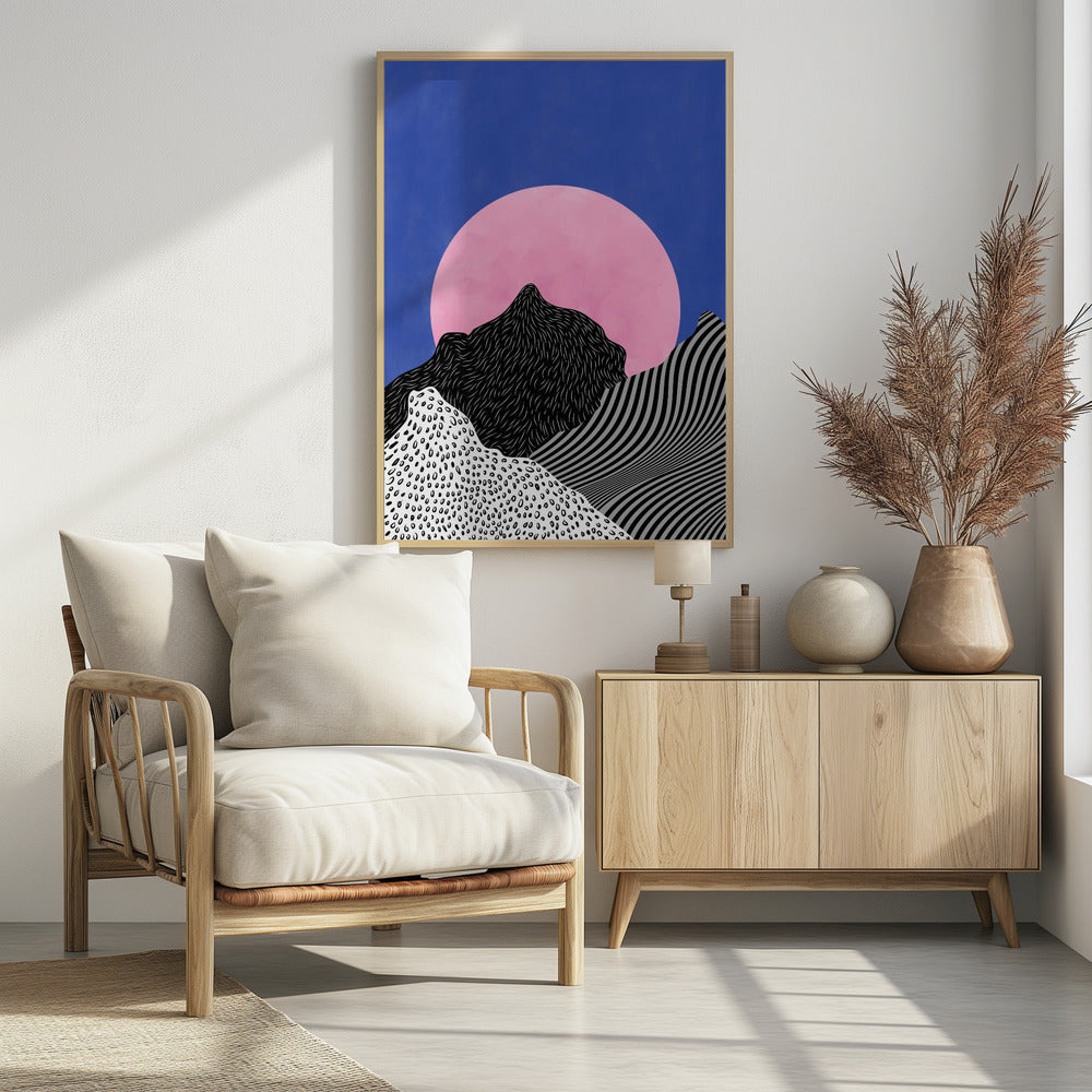 Surreal Peaks View | Poster