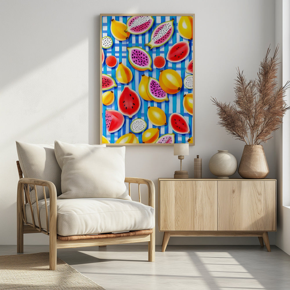 Tropical Fruit Pop | Poster