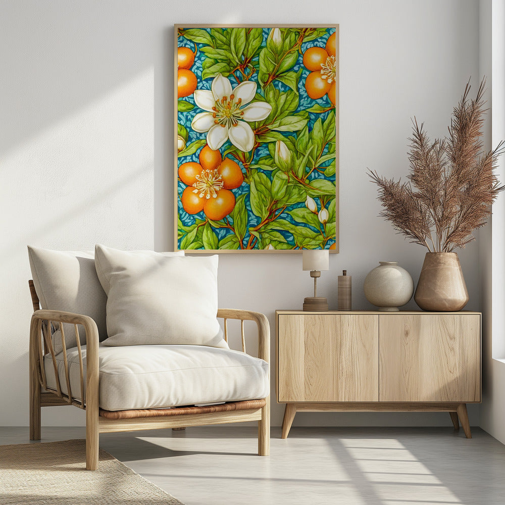 Orange Blossom Nature Plant | Poster