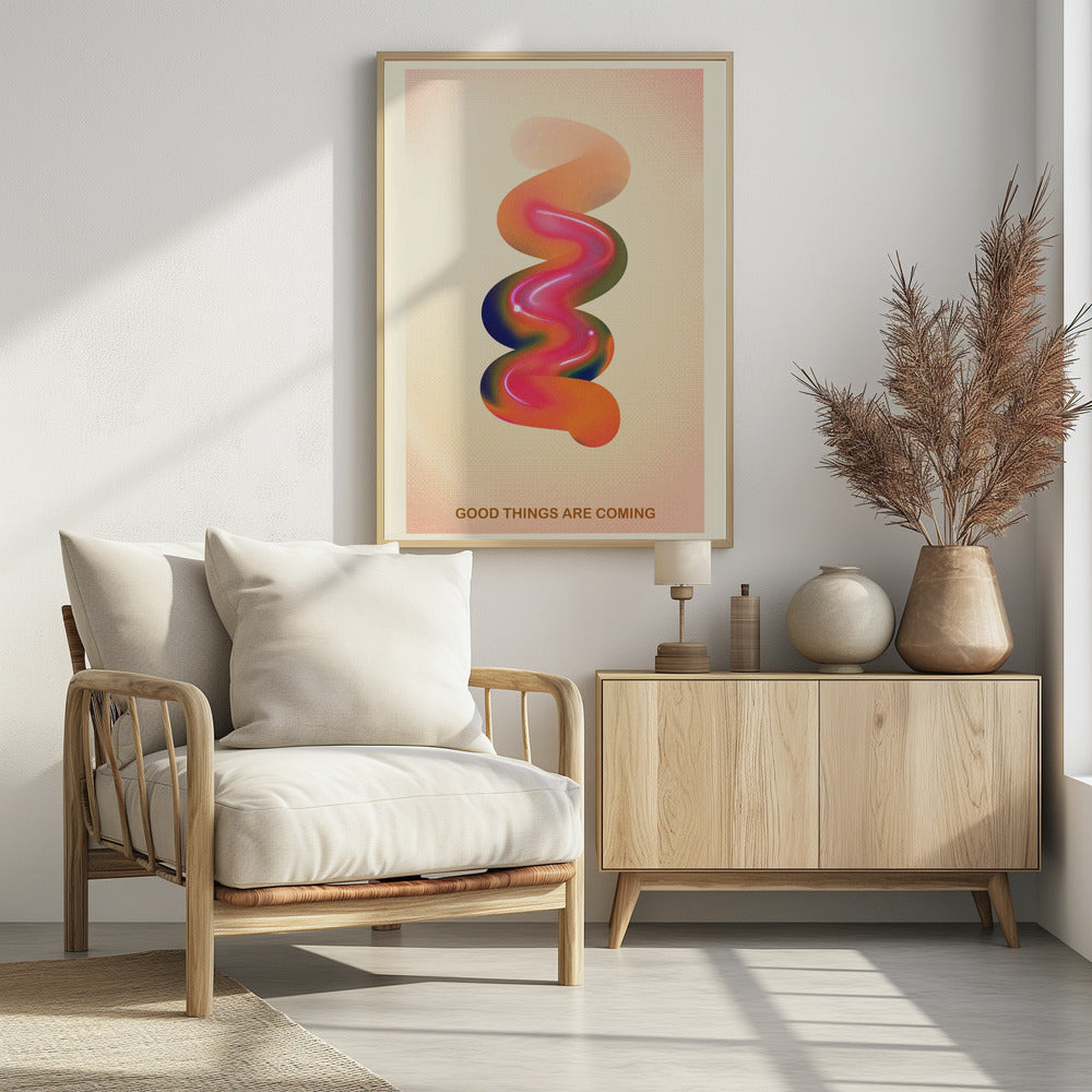 RETRO GRAPHIC NO.17 / GOOD THINGS ARE COMING | Poster