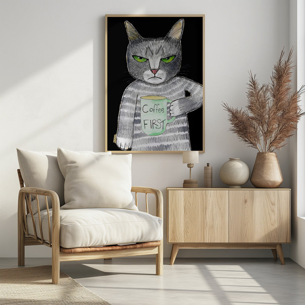 Coffee Cat | Poster