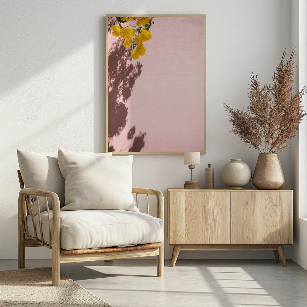 Yellow and Pink | Oaxaca Mexico | Poster