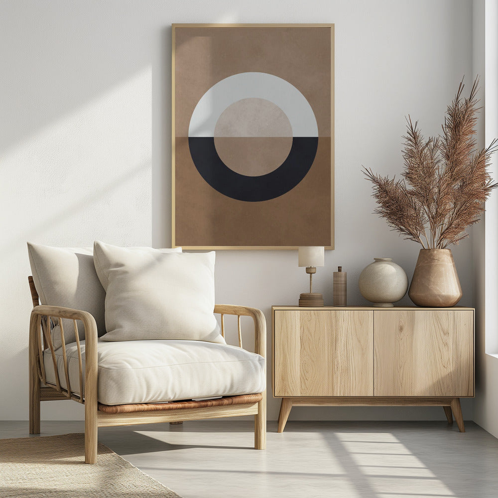 Brown geometry 8 | Poster