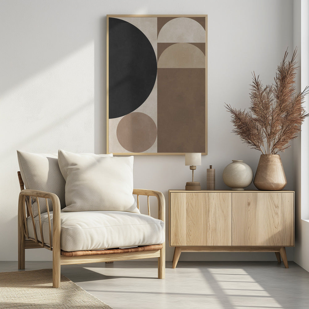 Brown geometry 6 | Poster