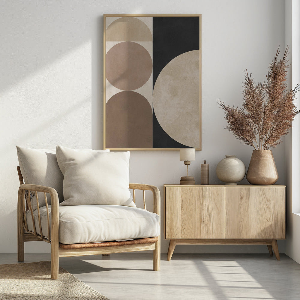 Brown geometry 5 | Poster