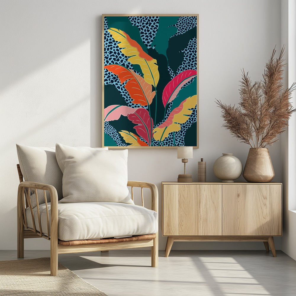 Teal & Tangerine | Poster