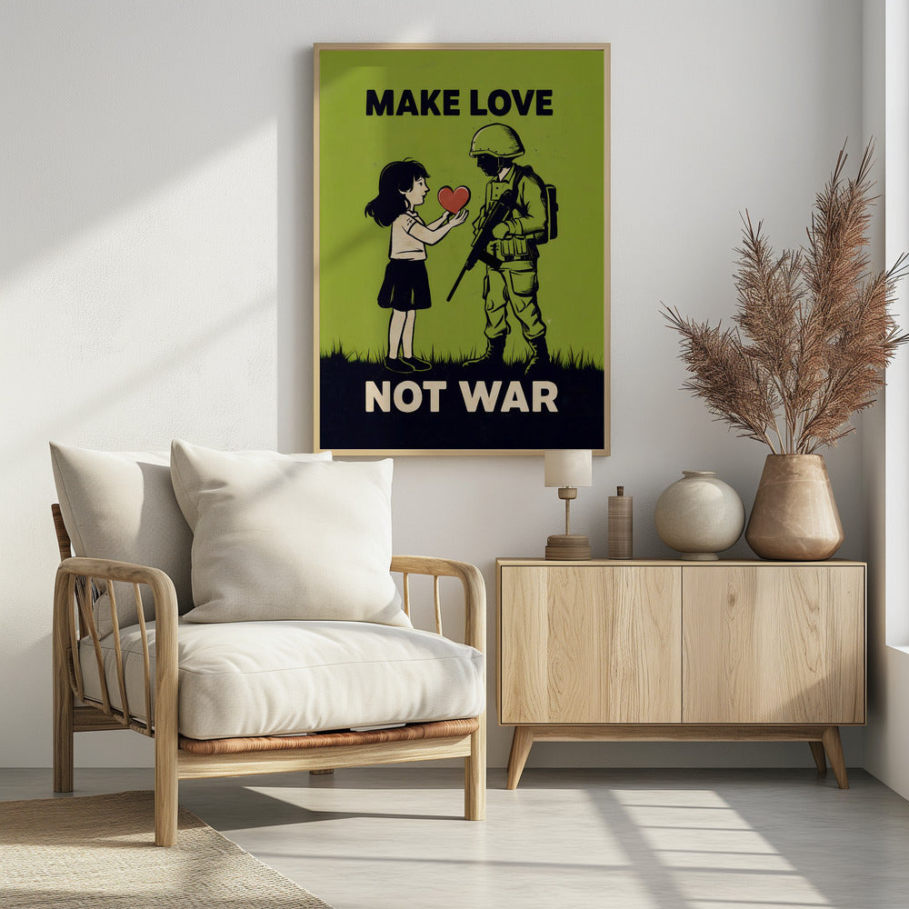 Make Love   Not War | Poster