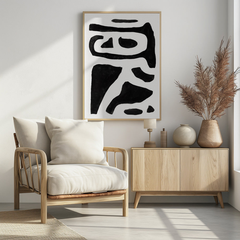 Black and White Abstract | Poster