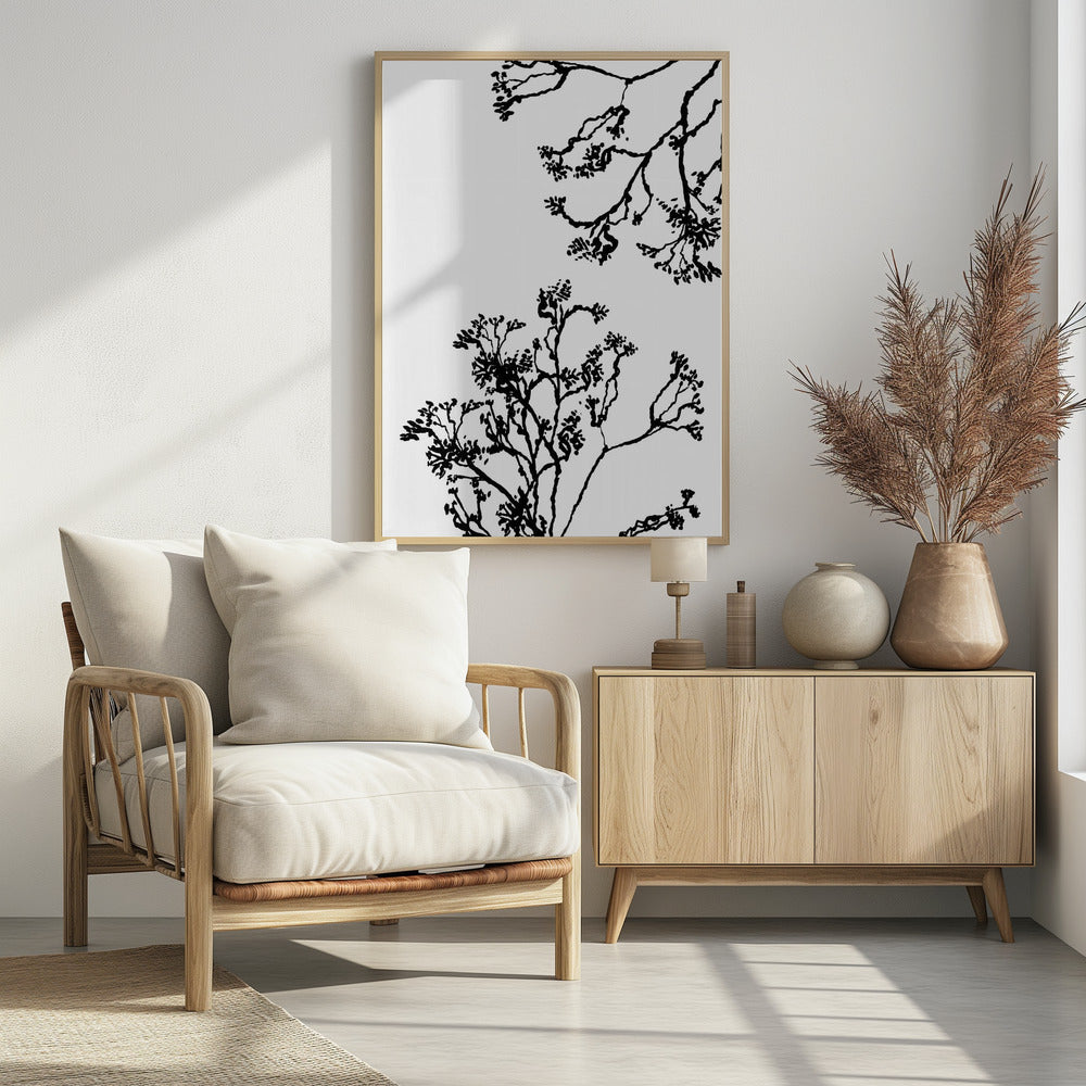 Blossom Trees Silhouette | Poster