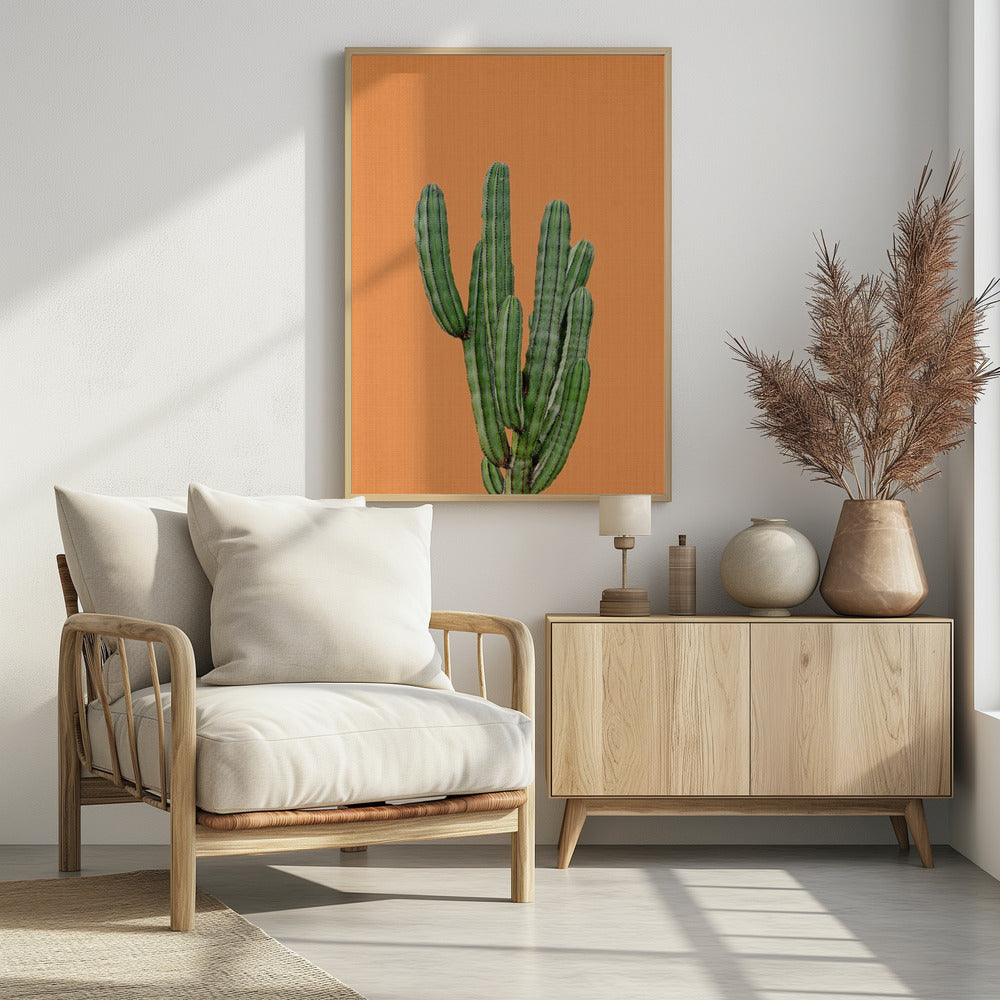 Orange Cactus | Poster