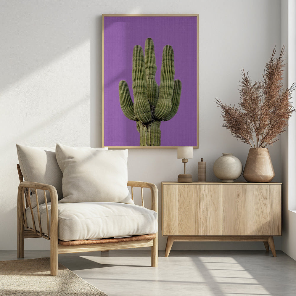 Purple Cactus | Poster