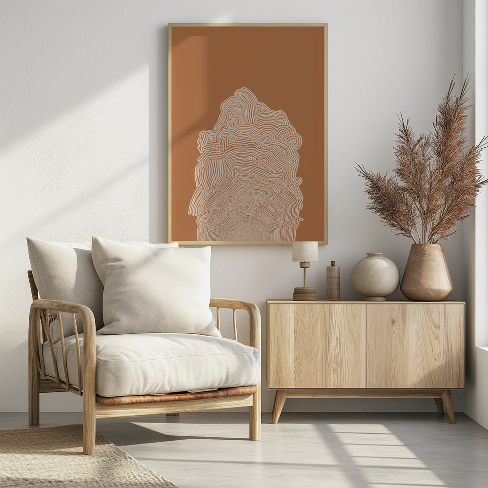 Abstract Brown | Poster