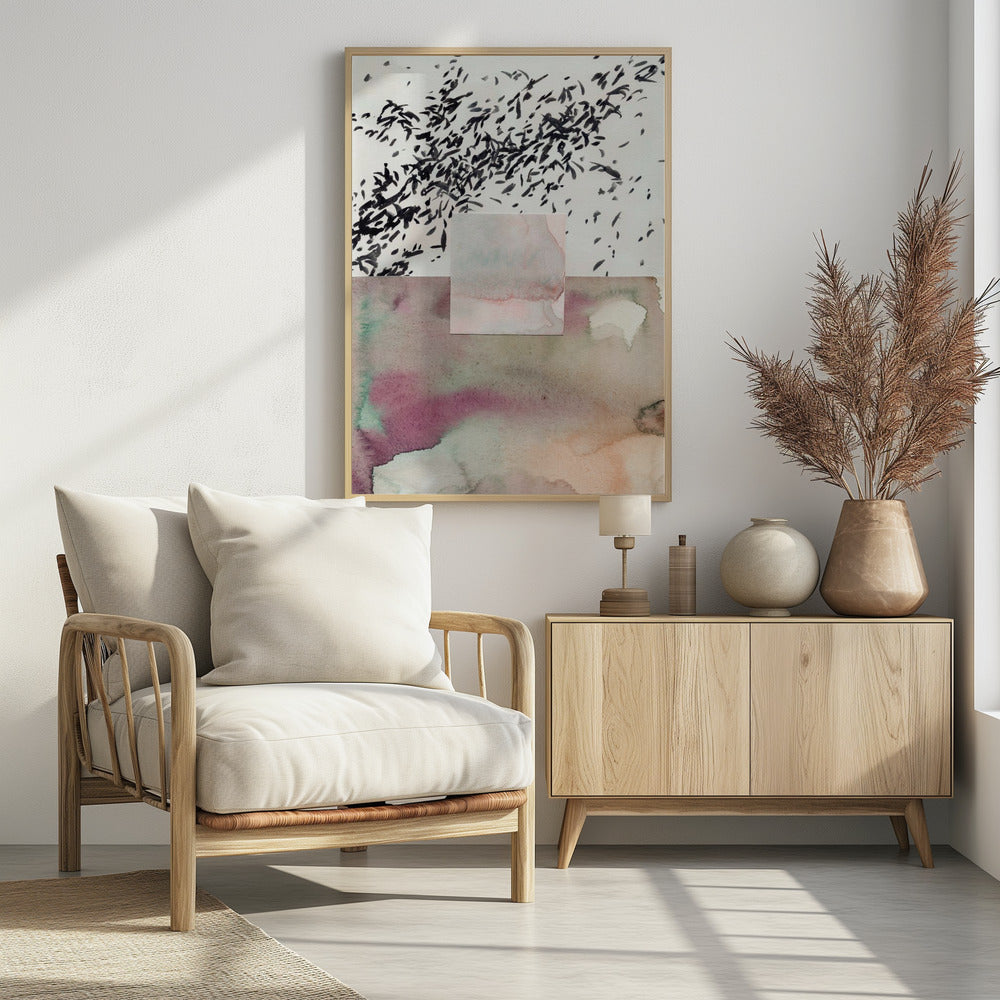 Watercolor abstract composition 7 | Poster