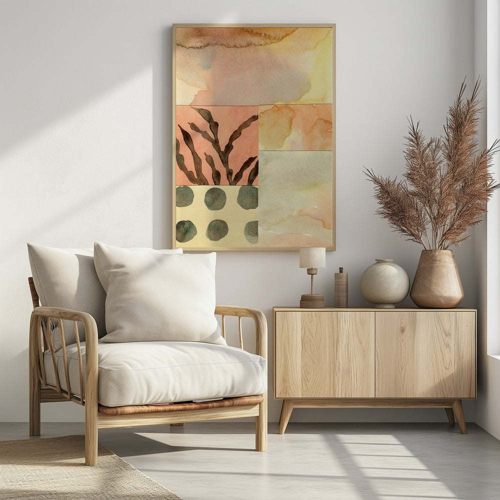 Watercolor abstract composition 9 | Poster