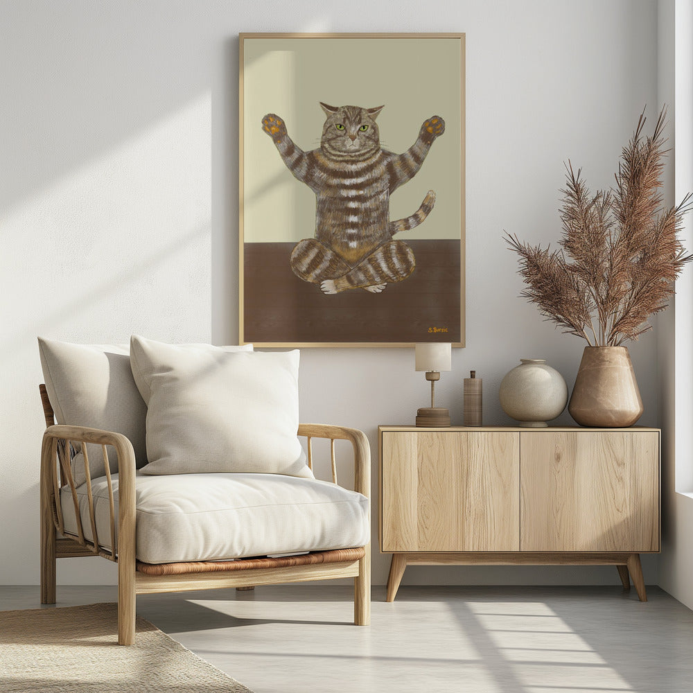Yoga Cat | Poster