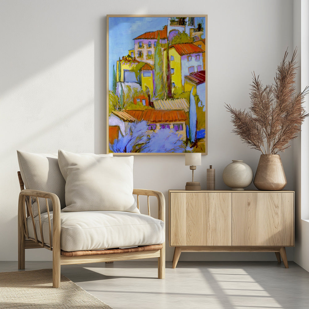 Hill Side Village | Poster