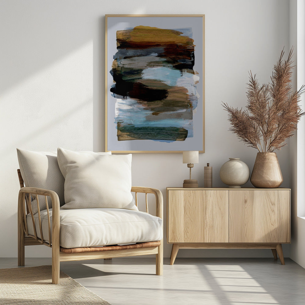 Abstract Brush Strokes 78X | Poster