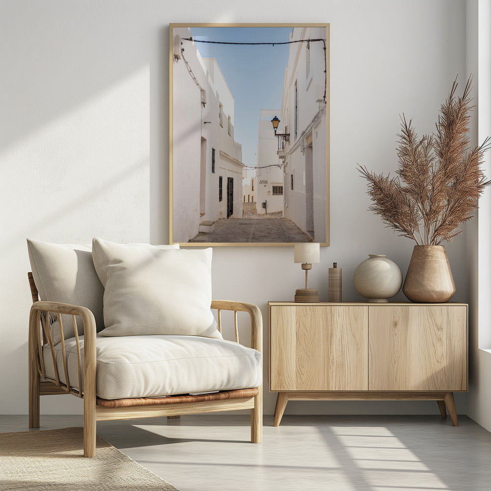 The White town of Vejer de La Frontera | Poster