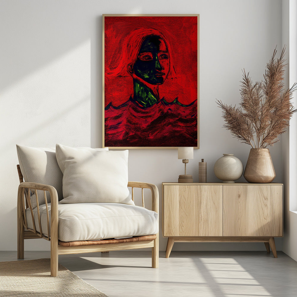 The Swimmer Red | Poster