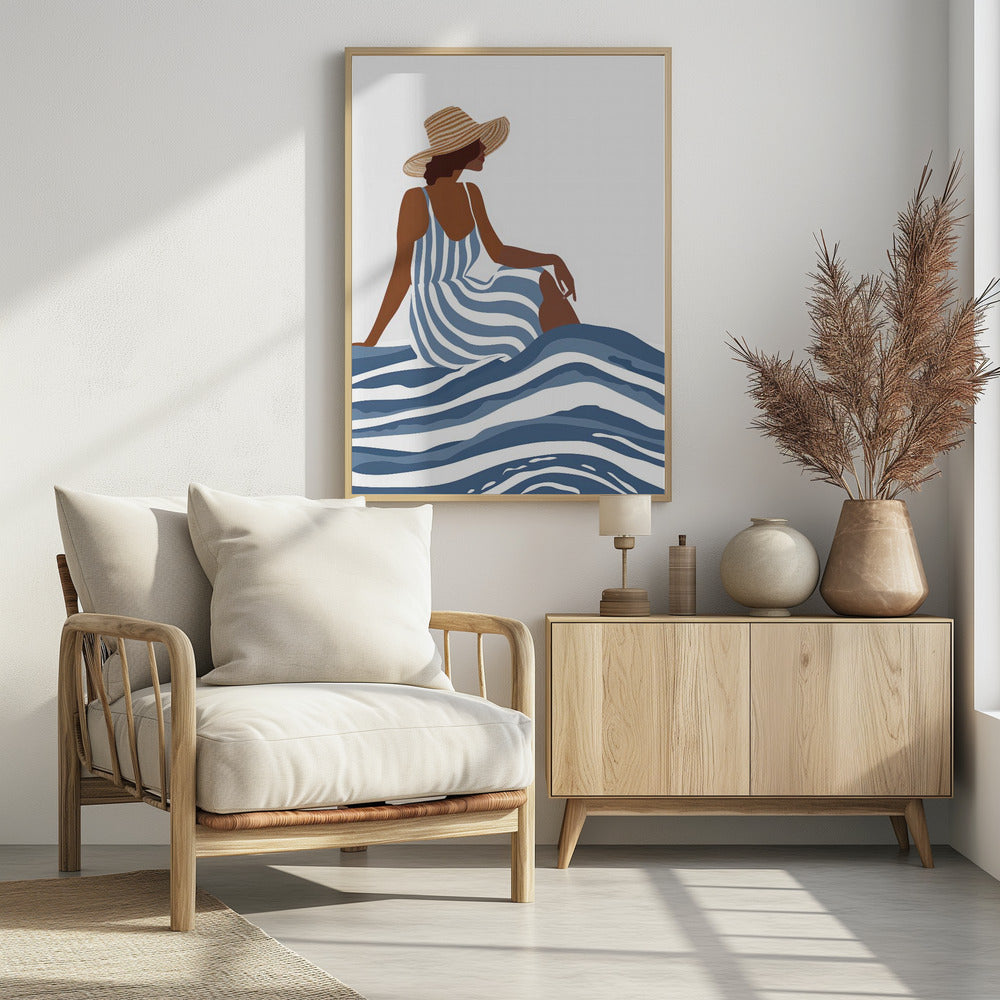 The Girl In the Striped Dress | Poster