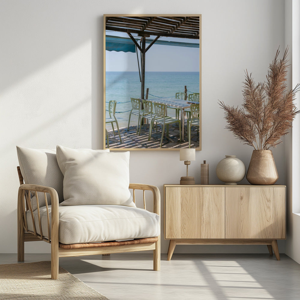 Oceanside View in Morocco | Poster