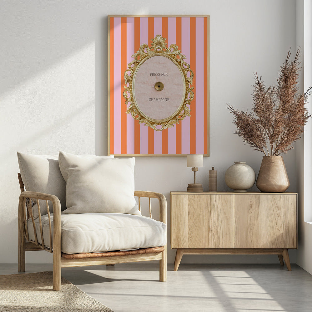 Champagnepinkorange Ratio2x3 | Poster