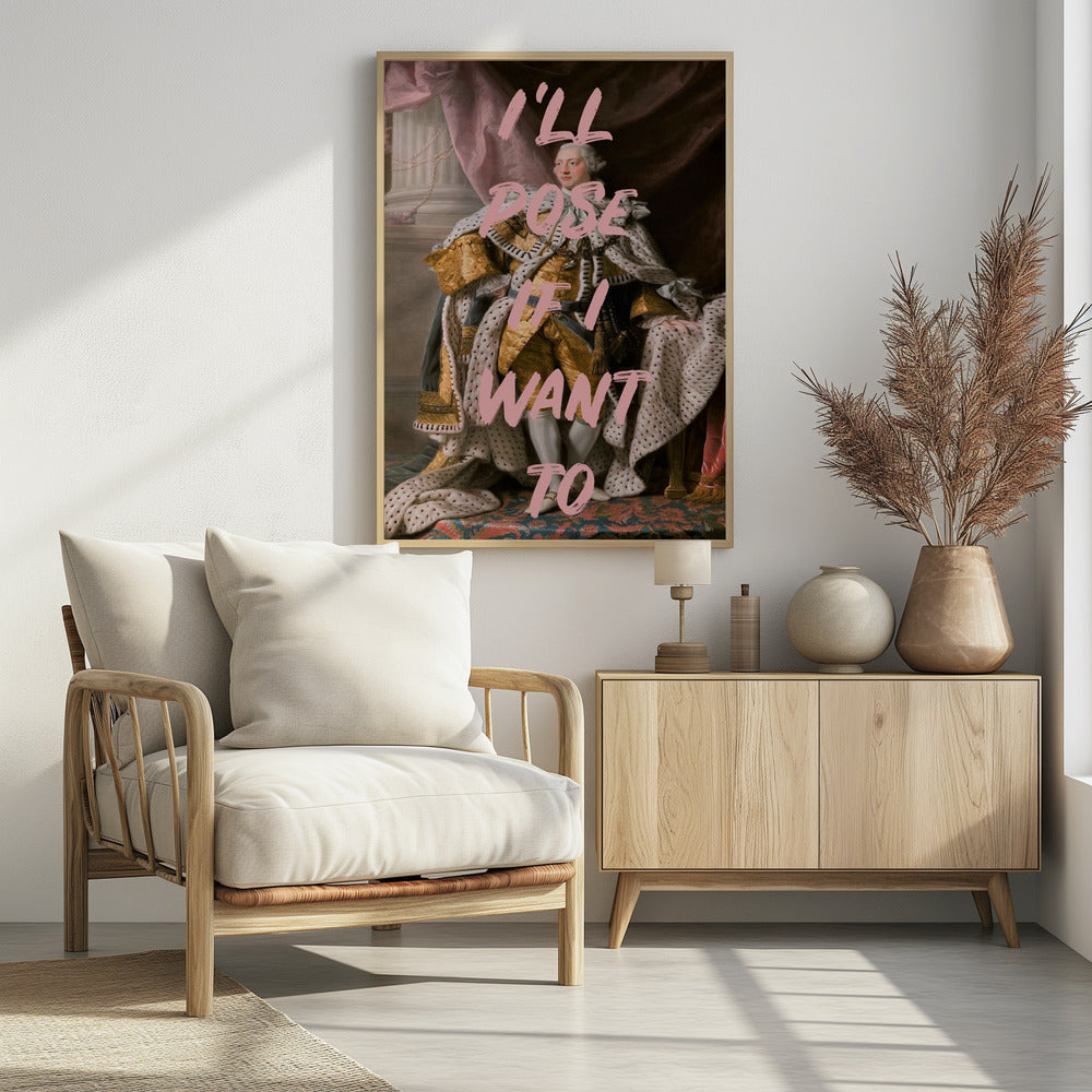 Kingposerpink Ratio2x3 | Poster