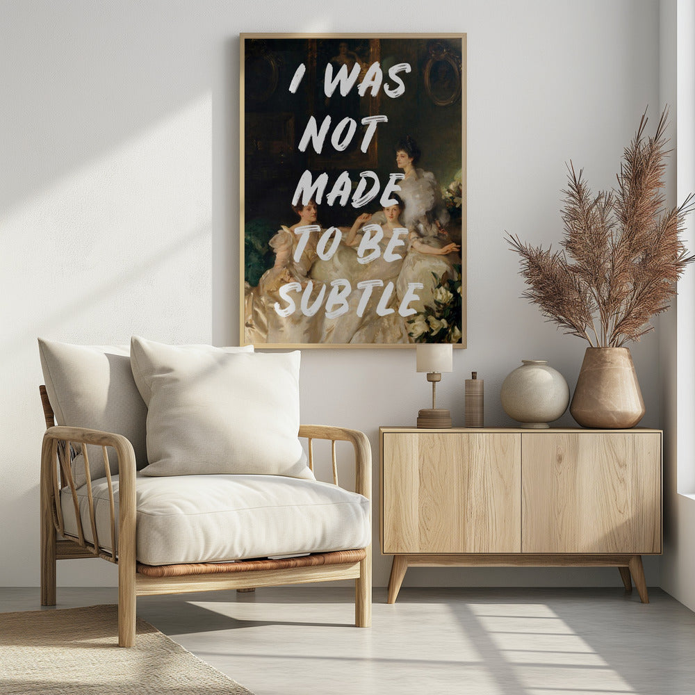 Notsubtlewhitefont Ratioiso | Poster