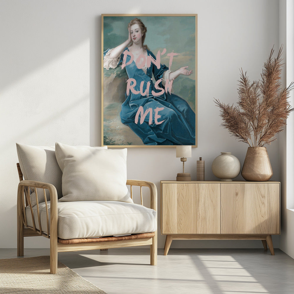 Dontrushmeteal Ratio2x3 | Poster