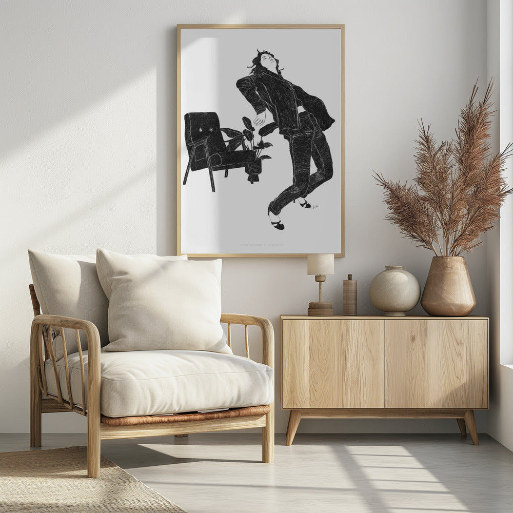 Jlr Dancingathome6 Blackandwhite Copy | Poster