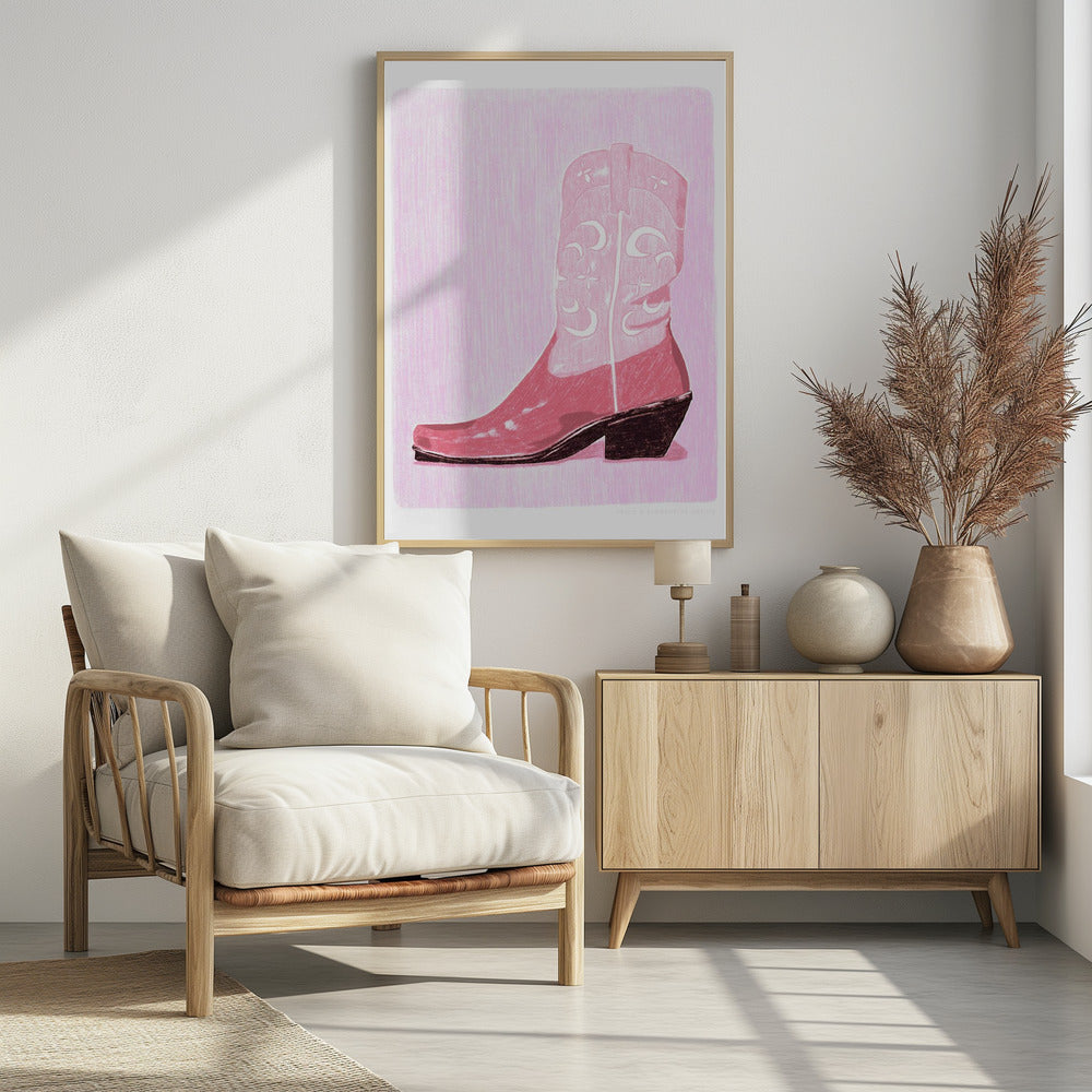 P&amp;c Cowgirlboot | Poster