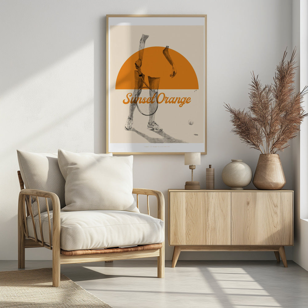 Sunset Orange | Poster
