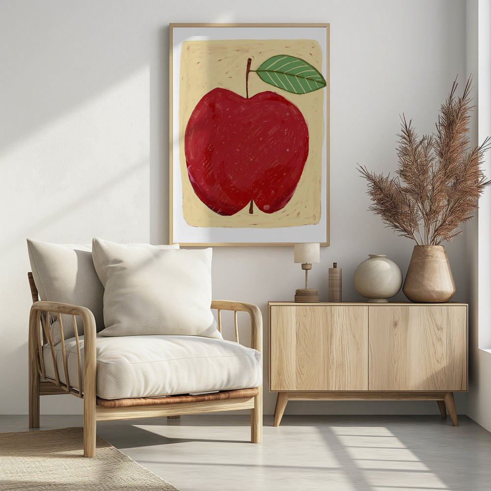 Big red apple | Poster