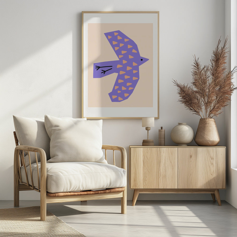 Bird Lilac | Poster