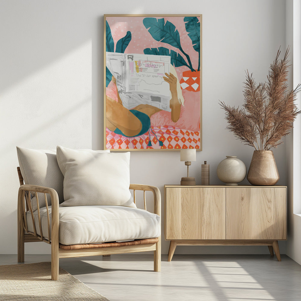 Bohemian Morning News Art Print | Poster