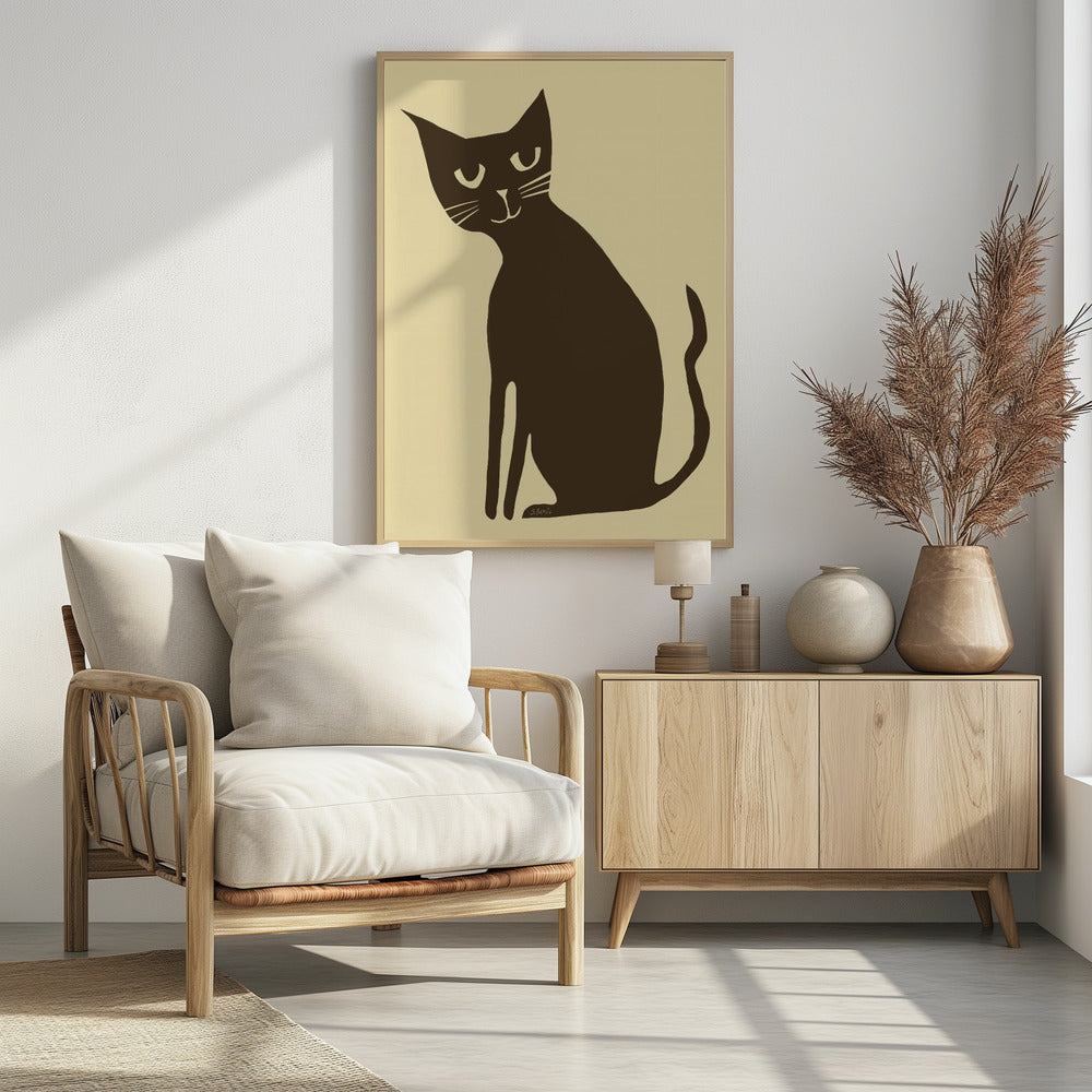 Brown cat | Poster